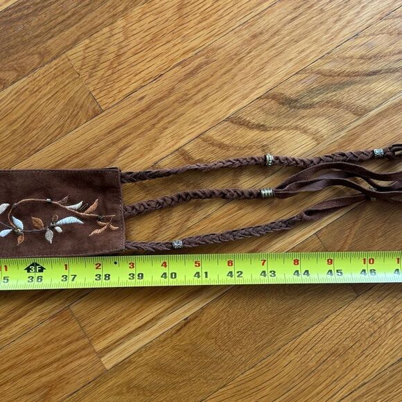 Free People Nigel Preston Belt Leather / Suede Material Brown